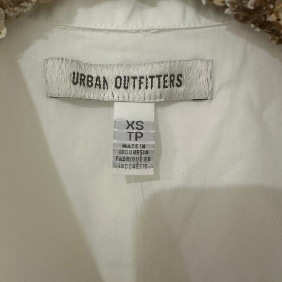 XS Urban Outfitters Party Girl Cotton Blend White Vest NWT - Picture 6 of 7